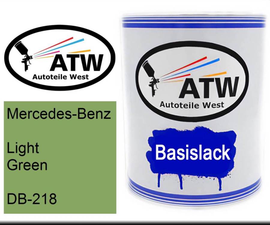 Mercedes-Benz, Light Green, DB-218: 1L Lackdose, von ATW Autoteile West.